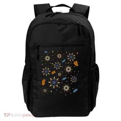 Autumn Fall Inspired Design Falling Leaves Nature Bird Backpack