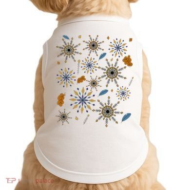 Autumn Fall Inspired Design Falling Leaves Nature Bird Doggie Tank