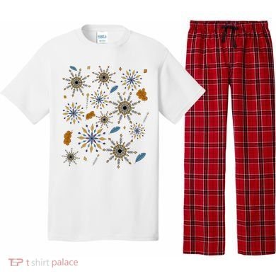 Autumn Fall Inspired Design Falling Leaves Nature Bird Pajama Set