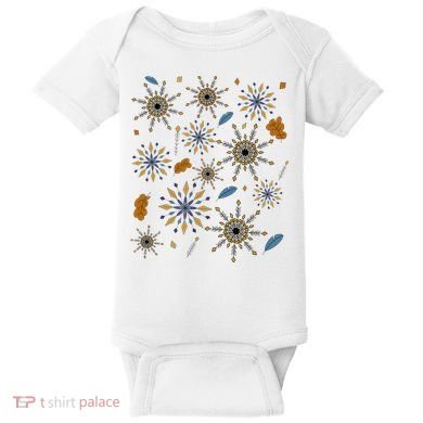 Autumn Fall Inspired Design Falling Leaves Nature Bird Baby Bodysuit