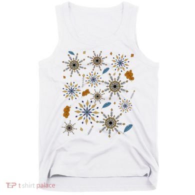 Autumn Fall Inspired Design Falling Leaves Nature Bird Tank Top