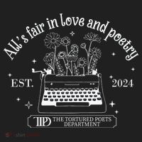 Alls Fair In Love And Poetry Est 2024 Ttpd Women's Sweatshirt thumb 2