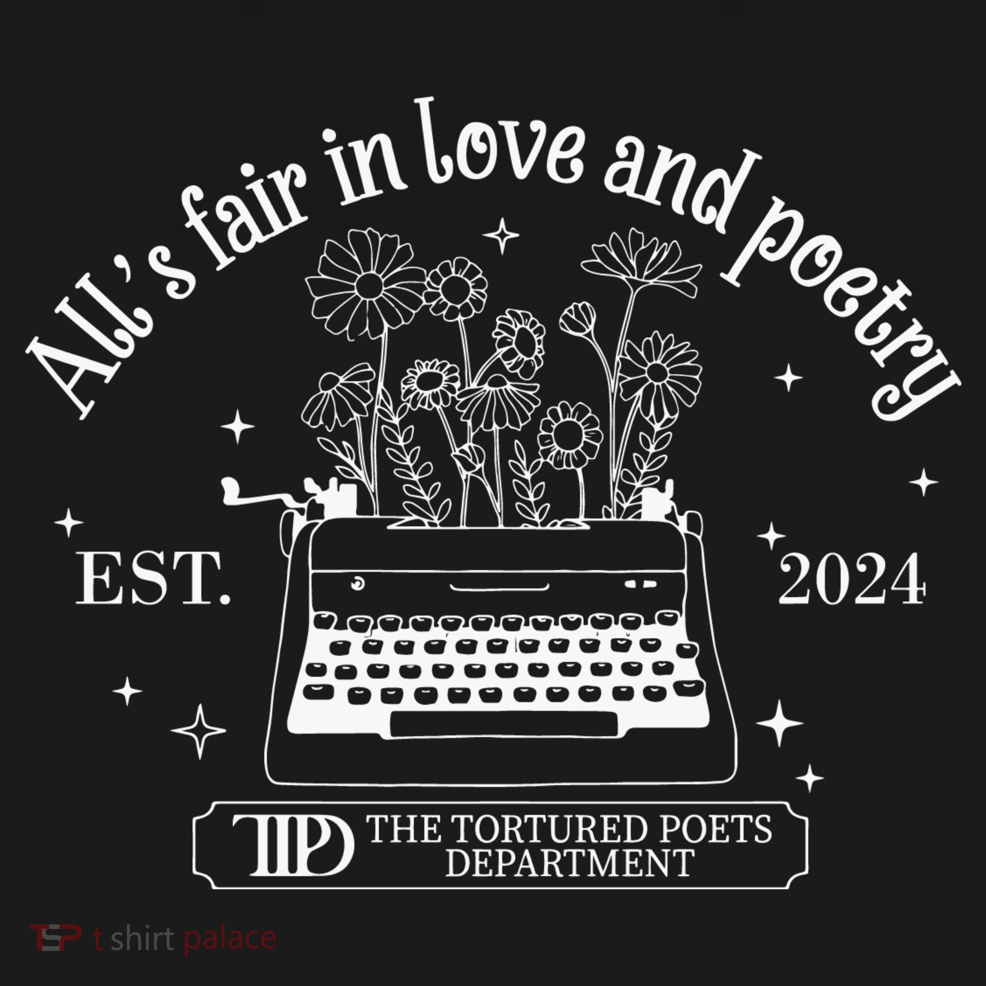 Alls Fair In Love And Poetry Est 2024 Ttpd Women's Tank Top