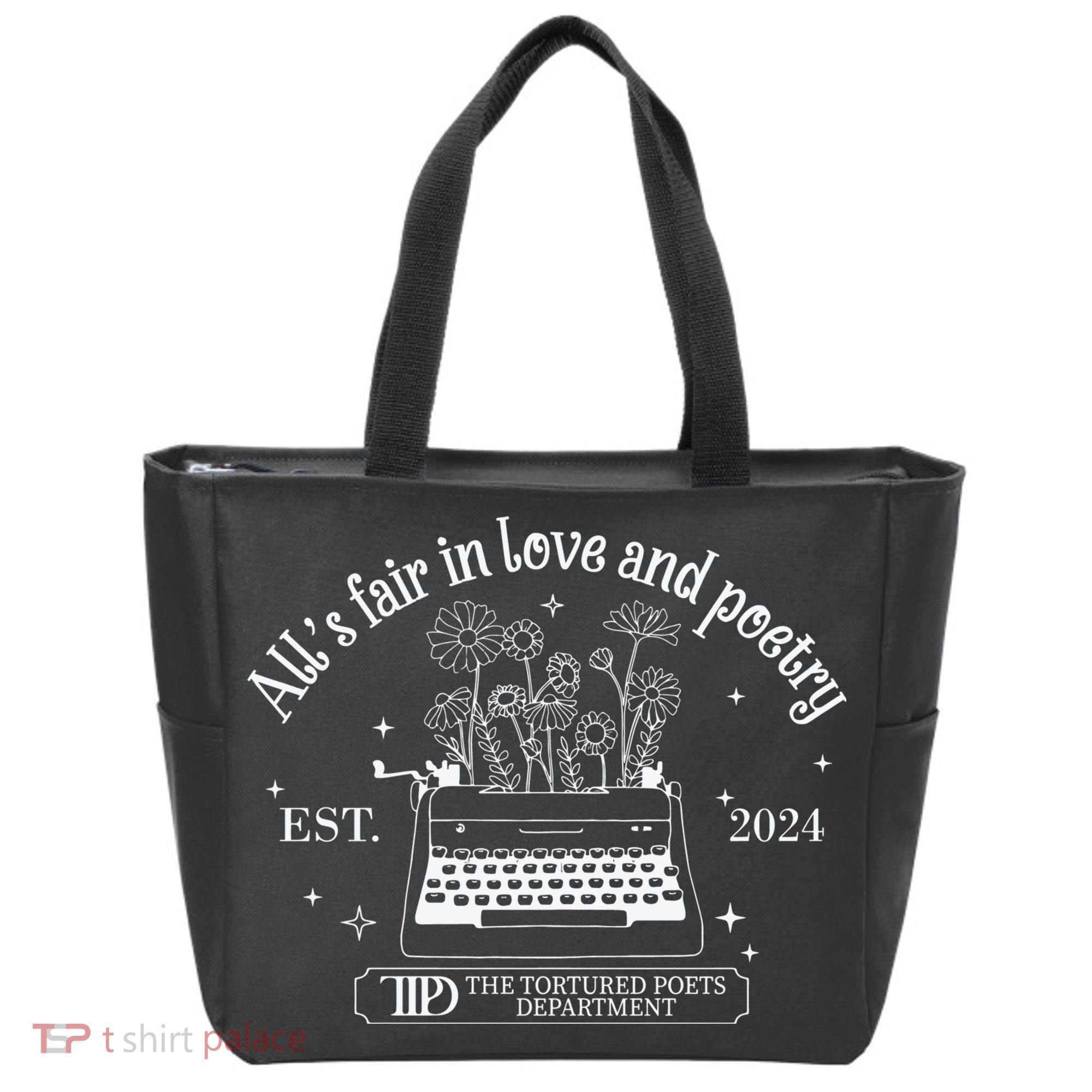 Alls Fair In Love And Poetry Est 2024 Ttpd Tote Bag