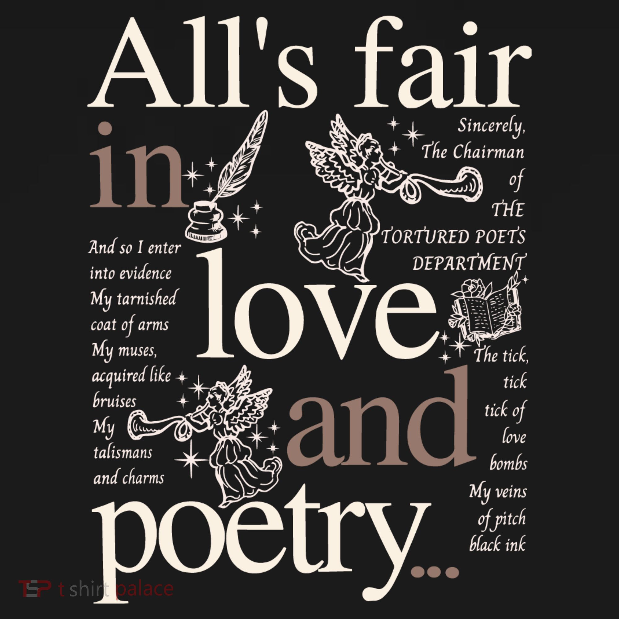 Alls Fair In Love And Poetry Taylor New Song Ttpd T-Shirt