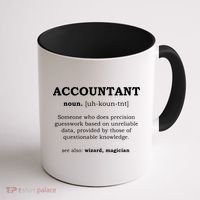 Accountant Funny Job Title Dictionary Profession Definition Coffee Mug thumb 1