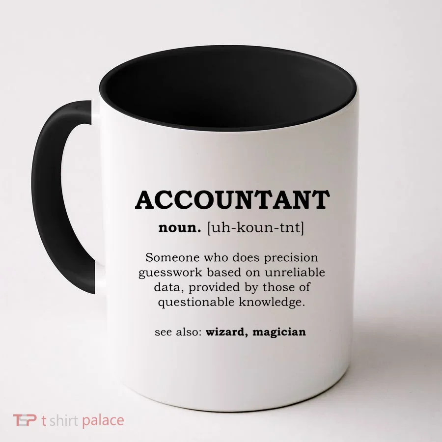 Accountant Funny Job Title Dictionary Profession Definition Coffee Mug