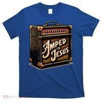 Amped for Jesus Christian Worship Music Praise and Faith T-Shirt thumb 0