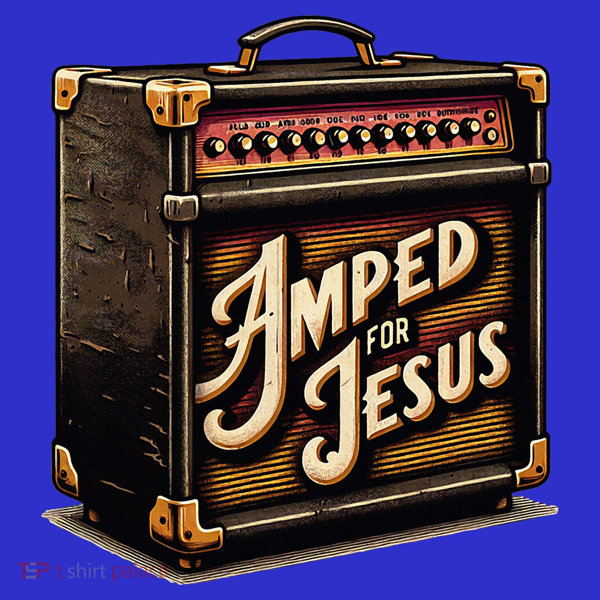 Amped for Jesus Christian Worship Music Praise and Faith Women's Tank Top