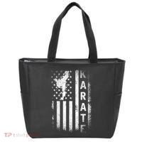 America Flag Japan Martial Arts Ninja Gift Karate Tote Bag thumb 0