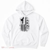 America Flag Japan Martial Arts Ninja Gift Karate Hoodie thumb 0
