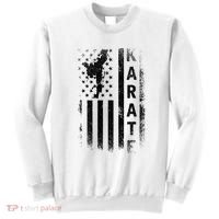 America Flag Japan Martial Arts Ninja Gift Karate Sweatshirt thumb 0