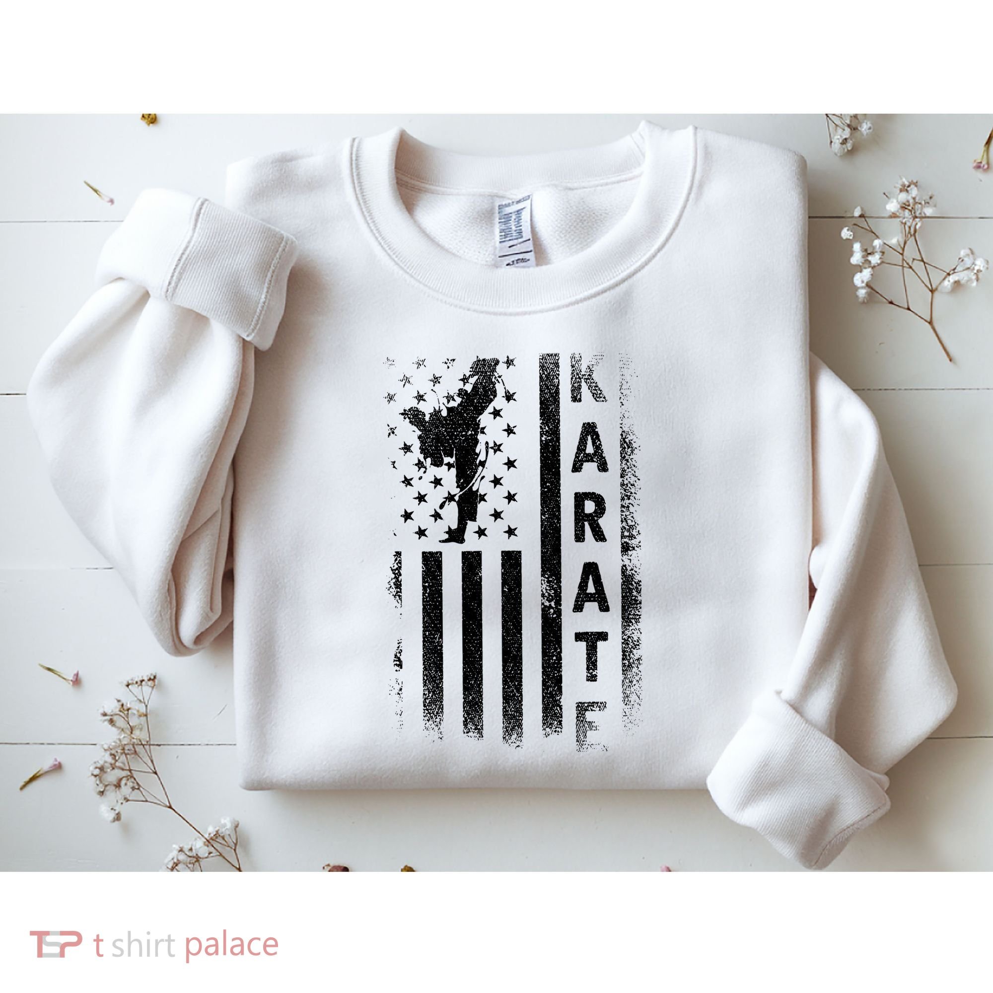 America Flag Japan Martial Arts Ninja Gift Karate Sweatshirt
