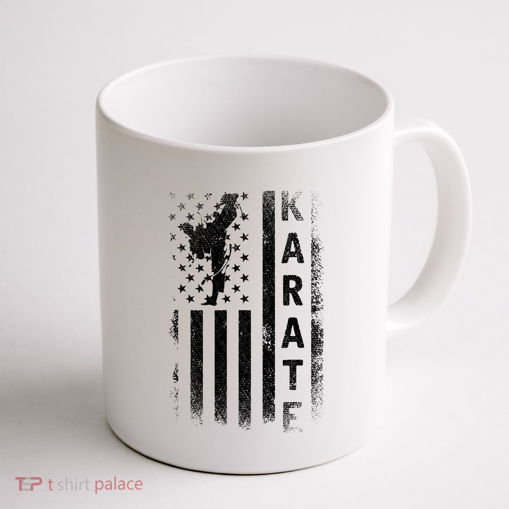 America Flag Japan Martial Arts Ninja Gift Karate Coffee Mug