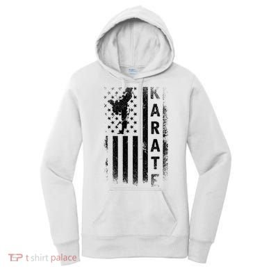 America Flag Japan Martial Arts Ninja Gift Karate Women's Hoodie