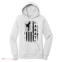 America Flag Japan Martial Arts Ninja Gift Karate Women's Hoodie thumb 0