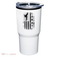 America Flag Japan Martial Arts Ninja Gift Karate Tumbler thumb 0