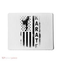 America Flag Japan Martial Arts Ninja Gift Karate Mousepad thumb 0