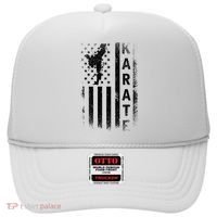 America Flag Japan Martial Arts Ninja Gift Karate Hat thumb 0