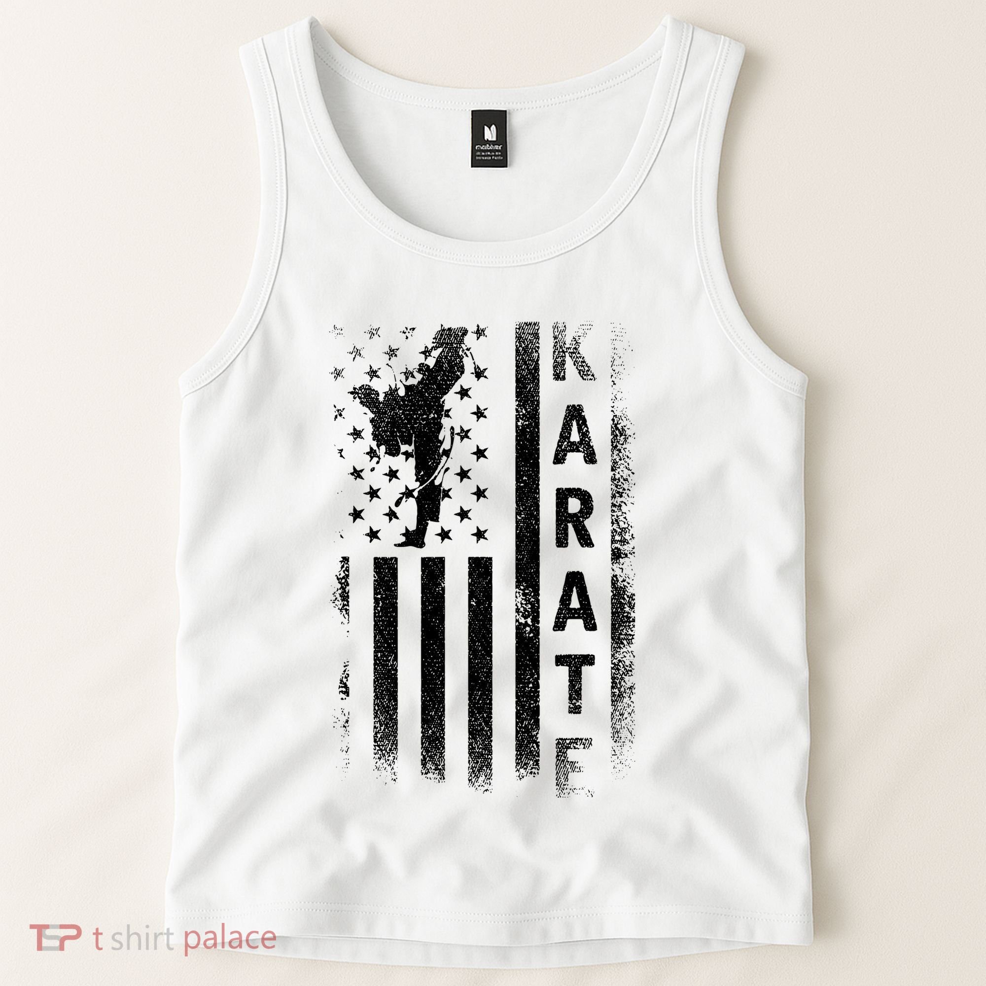 America Flag Japan Martial Arts Ninja Gift Karate Tank Top