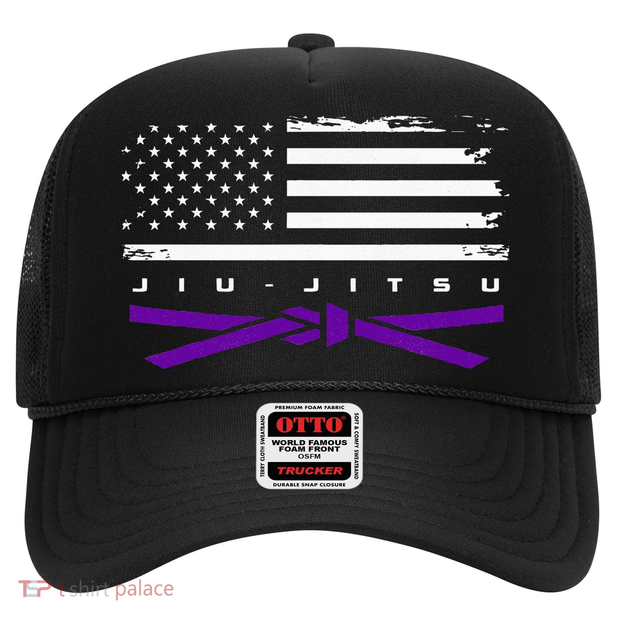 American Flag Jiu Jitsu Apparel Purple Belt Jiu Jitsu Hat