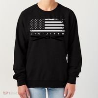American Flag Jiu Jitsu Black Belt Ranking Bjj Jiujitsu Women's Sweatshirt thumb 0