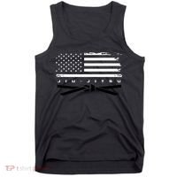 American Flag Jiu Jitsu Black Belt Ranking Bjj Jiujitsu Tank Top thumb 0