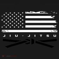 American Flag Jiu Jitsu Black Belt Ranking Bjj Jiujitsu Tank Top thumb 6