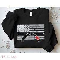 American Flag Jiu Jitsu Black Belt Ranking Bjj Jiujitsu Gift Sweatshirt thumb 2