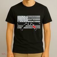 American Flag Jiu Jitsu Black Belt Ranking Bjj Jiujitsu Gift T-Shirt thumb 3