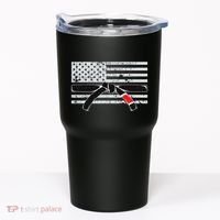 American Flag Jiu Jitsu Black Belt Ranking Bjj Jiujitsu Gift Tumbler thumb 0
