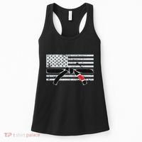 American Flag Jiu Jitsu Black Belt Ranking Bjj Jiujitsu Gift Women's Tank Top thumb 0