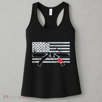 American Flag Jiu Jitsu Black Belt Ranking Bjj Jiujitsu Gift Women's Tank Top thumb 3
