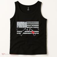 American Flag Jiu Jitsu Black Belt Ranking Bjj Jiujitsu Gift Tank Top thumb 2