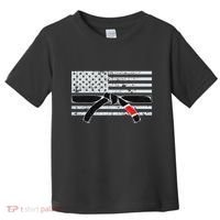 American Flag Jiu Jitsu Black Belt Ranking Bjj Jiujitsu Gift Toddler T-Shirt thumb 0