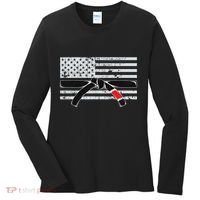 American Flag Jiu Jitsu Black Belt Ranking Bjj Jiujitsu Gift Women's Long Sleeve Shirt thumb 0