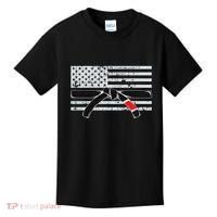 American Flag Jiu Jitsu Black Belt Ranking Bjj Jiujitsu Gift Kids T-Shirt thumb 0