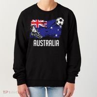 Australia Flag Jersey Australian Soccer Team Australian Women's Sweatshirt thumb 0