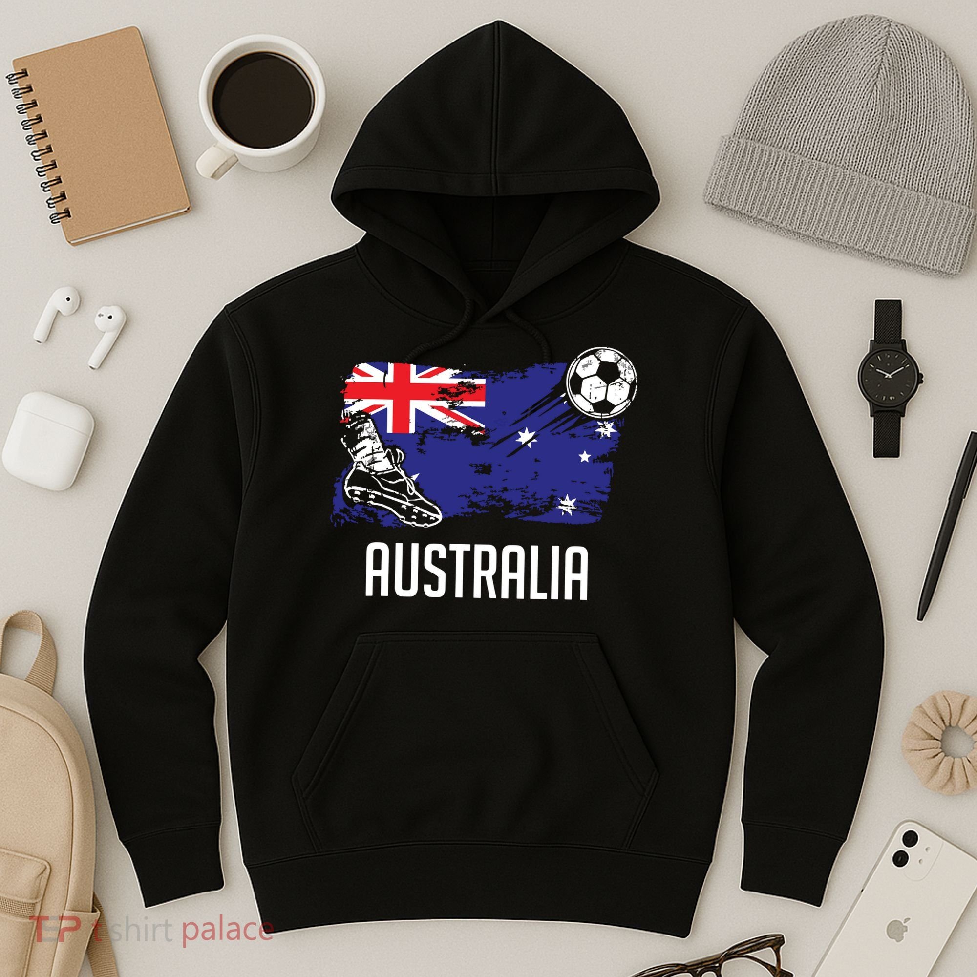 Australia Flag Jersey Australian Soccer Team Australian Hoodie