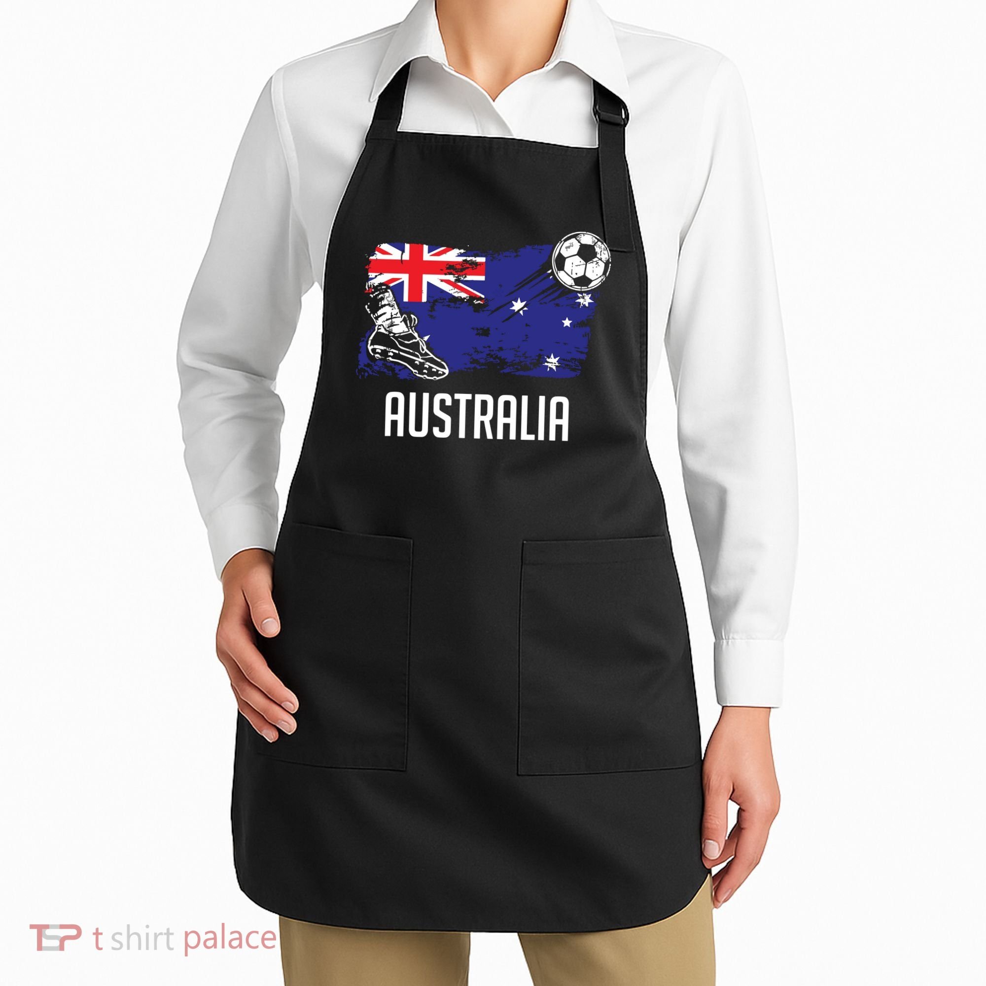 Australia Flag Jersey Australian Soccer Team Australian Apron