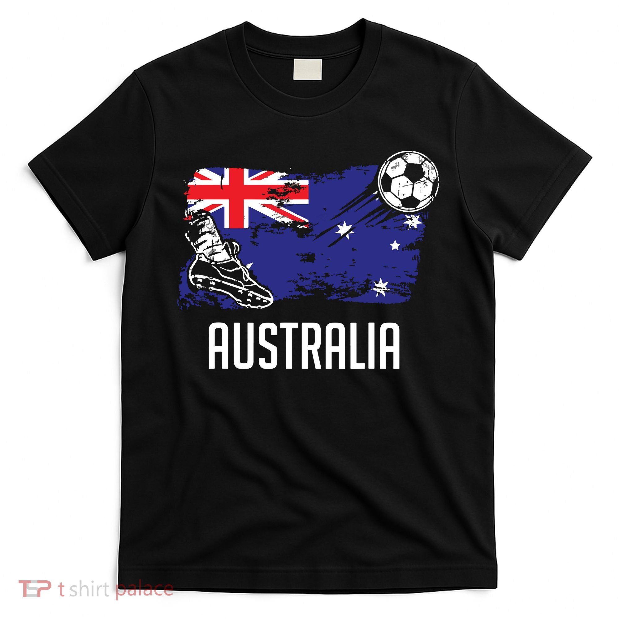 Australia Flag Jersey Australian Soccer Team Australian T-Shirt