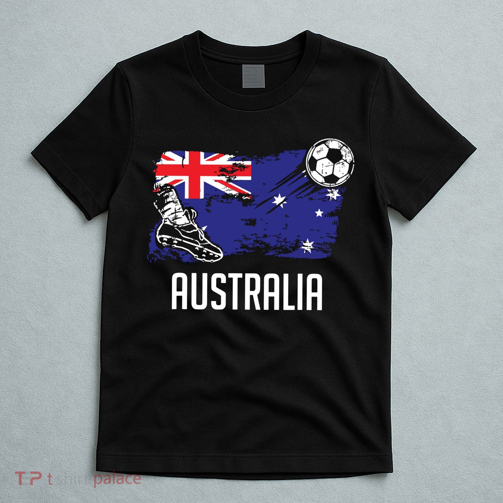 Australia Flag Jersey Australian Soccer Team Australian T-Shirt