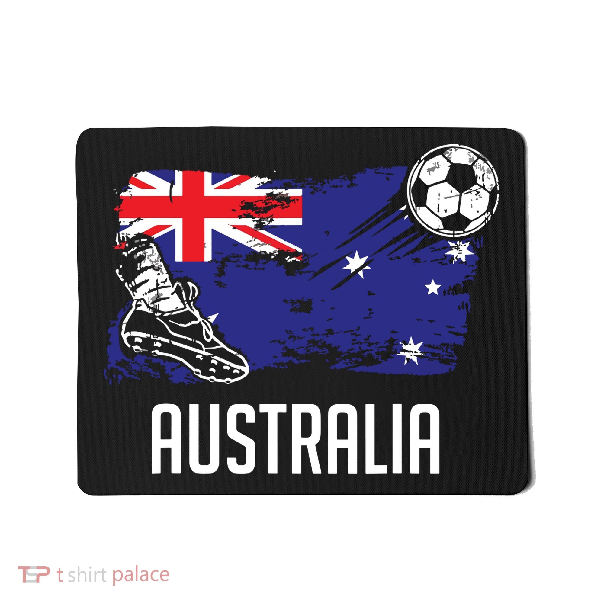 Australia Flag Jersey Australian Soccer Team Australian Mousepad