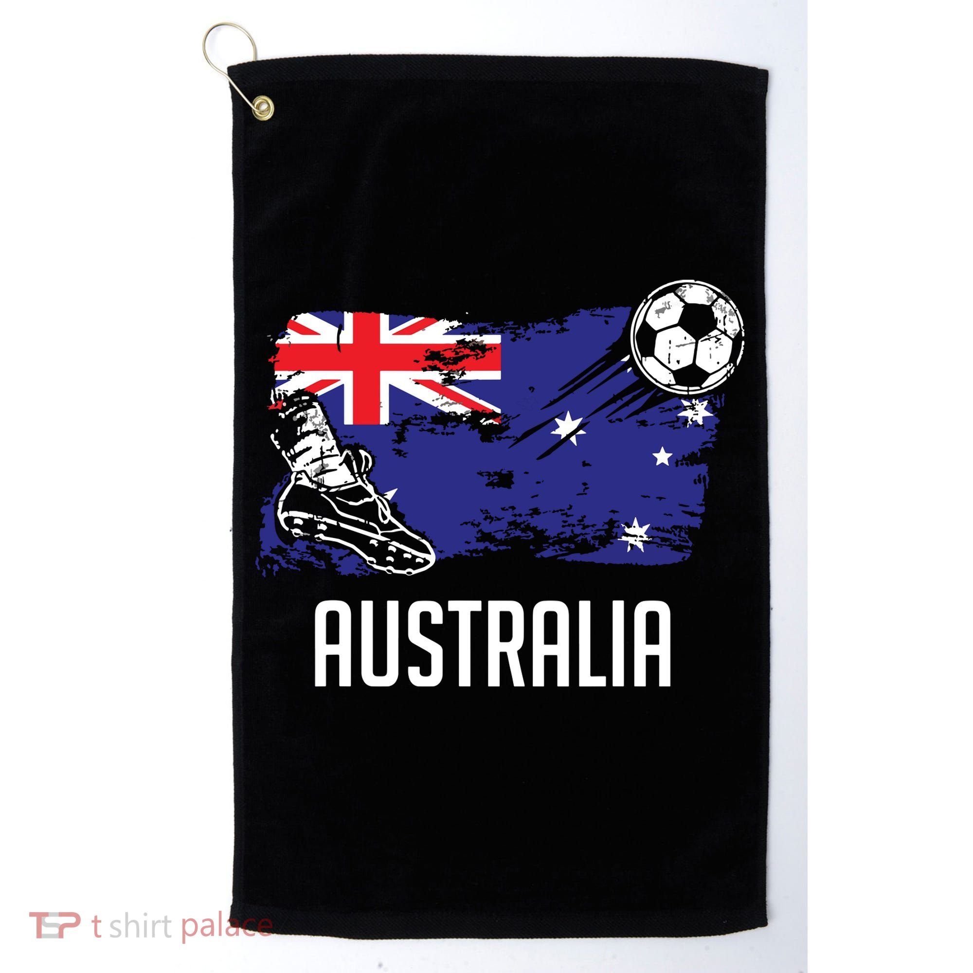 Australia Flag Jersey Australian Soccer Team Australian Golf Towel