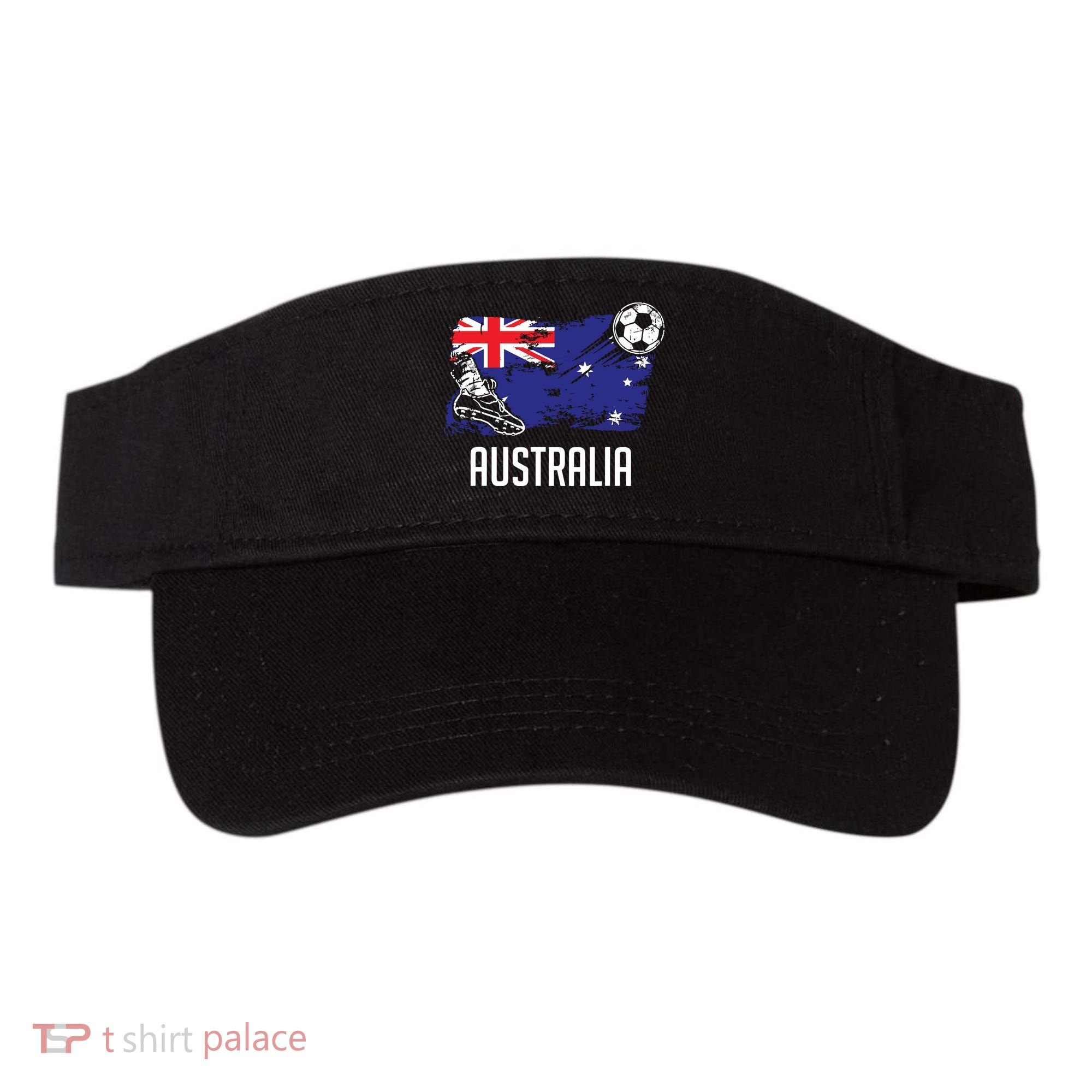 Australia Flag Jersey Australian Soccer Team Australian Visor
