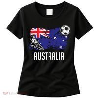 Australia Flag Jersey Australian Soccer Team Australian Women's T-Shirt thumb 0