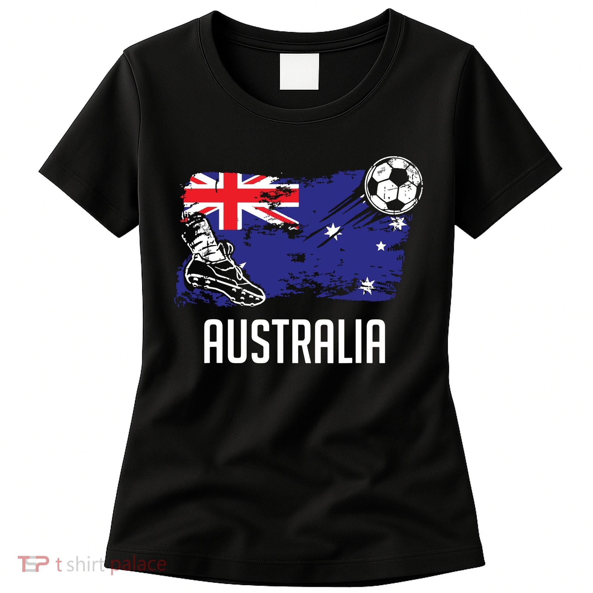 Australia Flag Jersey Australian Soccer Team Australian Women's T-Shirt