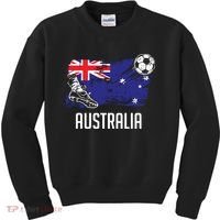 Australia Flag Jersey Australian Soccer Team Australian Kids Sweatshirt thumb 0