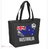 Australia Flag Jersey Australian Soccer Team Australian Tote Bag thumb 2