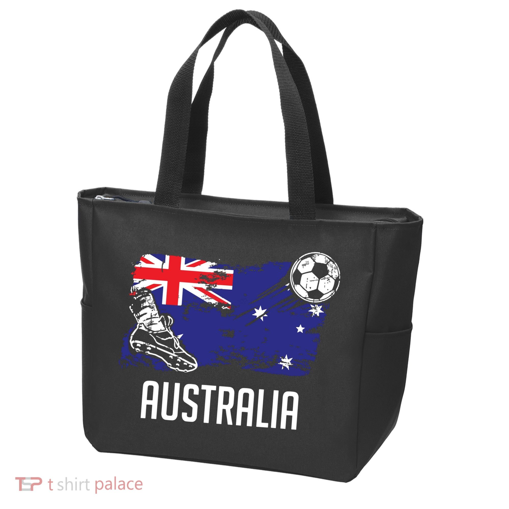 Australia Flag Jersey Australian Soccer Team Australian Tote Bag